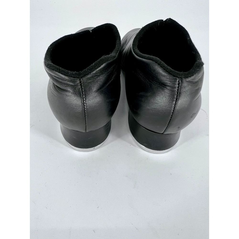 Bloch Shockwave #2 Slip On Tap Shoes Womens 5.5M Black Leather Dance Class - Picture 4 of 10
